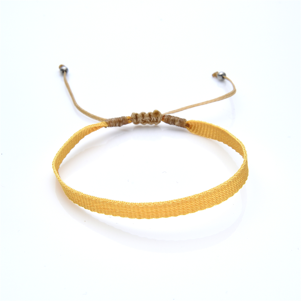 KKBEAD Colombia Armband Stof Armbanden Vrouwen Mannen Handgemaakte Gevlochten Polsband Vintage Pulseras Boho Sieraden: Rhodium Plated