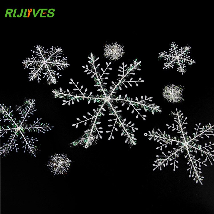 RLJLIVES 30 Stks Sneeuwvlok Party Festival Decor Sneeuw Voor Home Decor DIY Craft