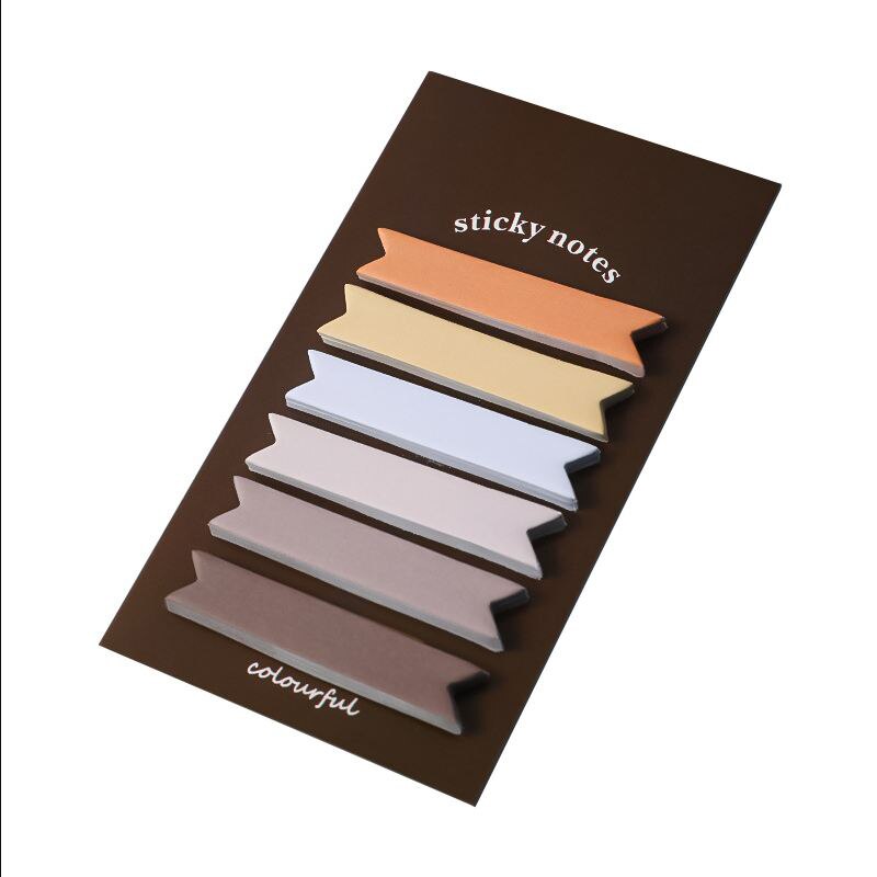 120 Sheet/Pack Gradient Color Sticky Note Stitching Notepad Stickers Cute Memo Pad DIY Kawaii Stationery Student Diary Supplies