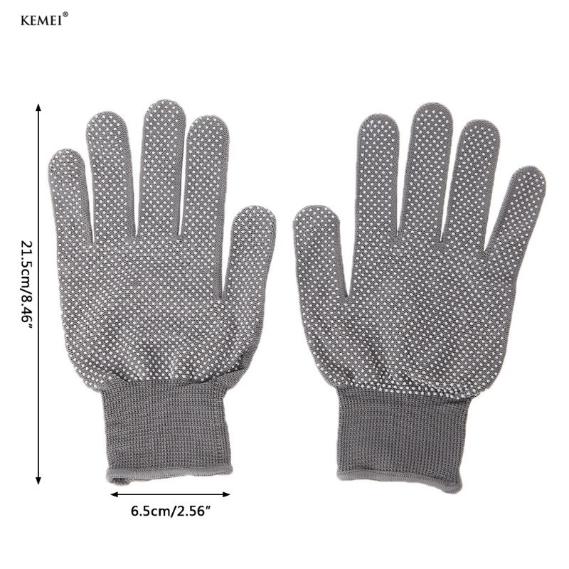 2pcs Heat Resistant Protective Glove Hair Styling For Curling Straight Flat Iron
