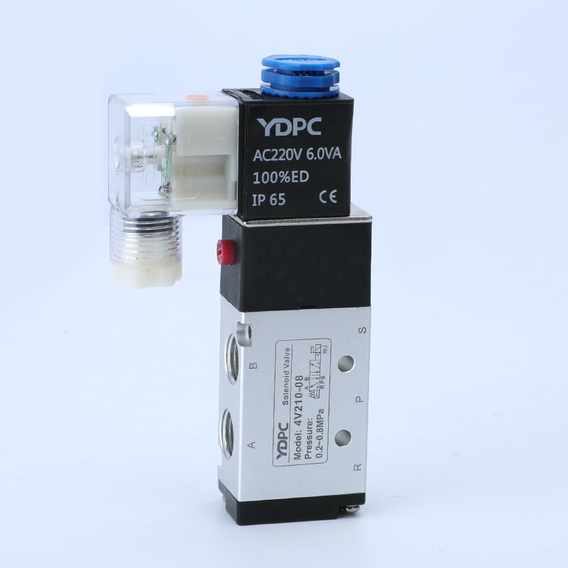 Pneumatic Solenoid Valve 4V220-08 DC24V cylinder control valve 2 Position 5 Way Air Valve