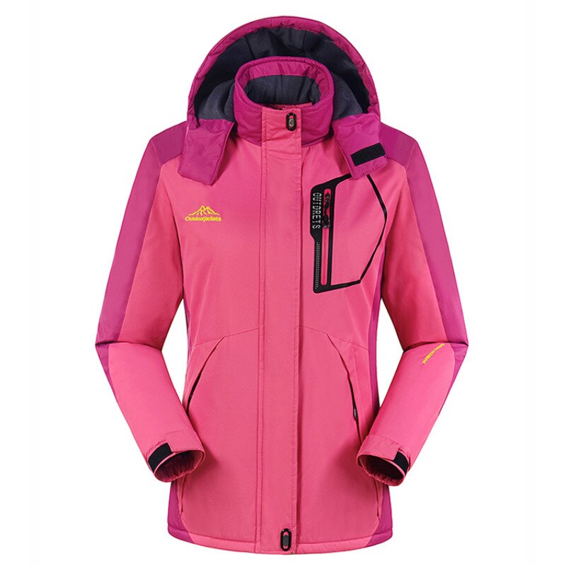 Outdoor vrouwen Dikker Plus kasjmier Ski Jack Snowboarden Warm houden Waterdicht Winddicht Ademend camping wandelen Jassen