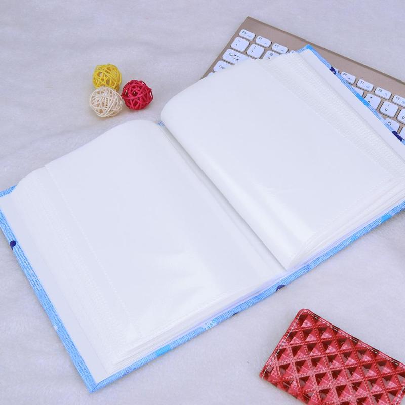 100/200 bolsillos álbum fotográfico de dibujos animados Interleaf Tipo 5/7 pulgadas DIY Scrapbooking boda bebé imagen almacenamiento estuche para álbum