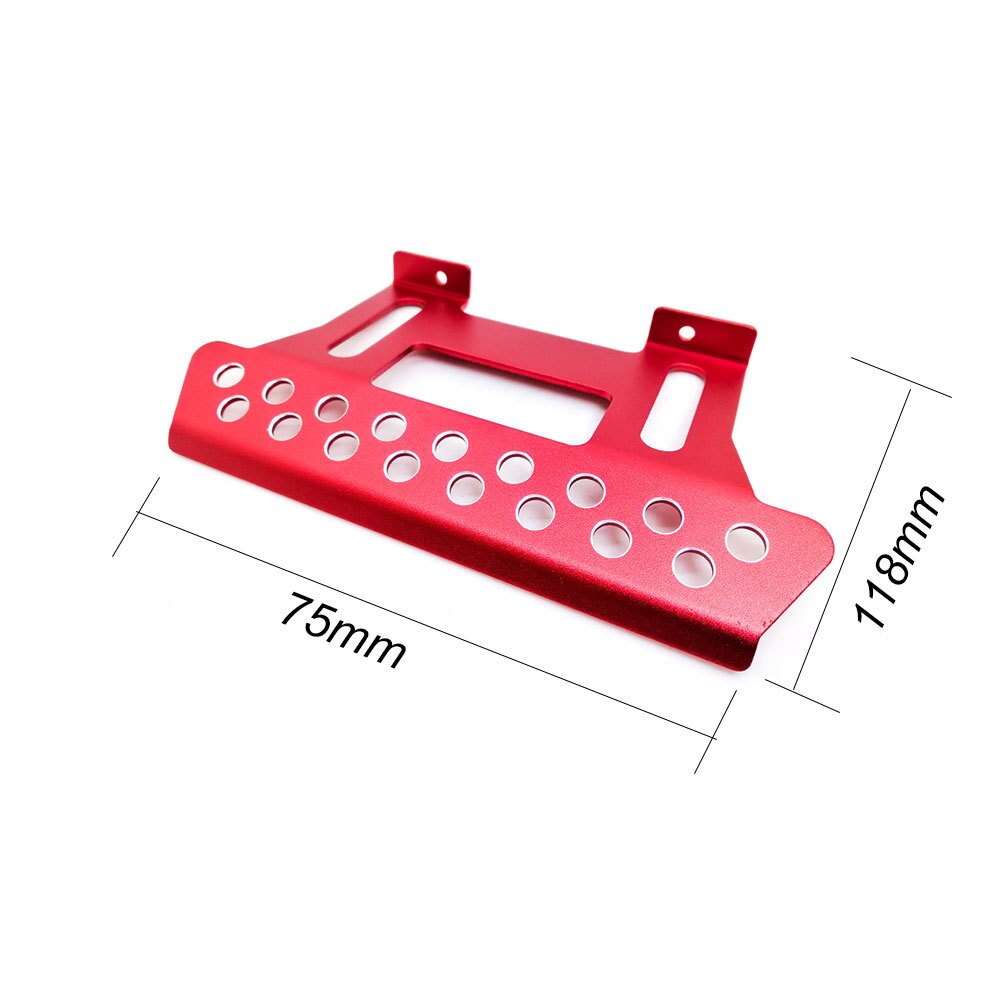 2 Pcs Axiale Scx10 1 / 10 Simulatie Klimmen Auto Metalen Pedaal