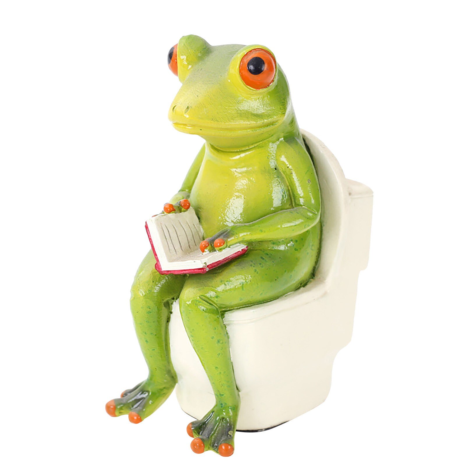 4 # Kikkers Hars Ambachten Desktop Yoga Dier Slaapkamer Landschapsarchitectuur Ambachtelijke Woonkamer Ornament Inrichting Beeldjes Miniaturen: Default Title