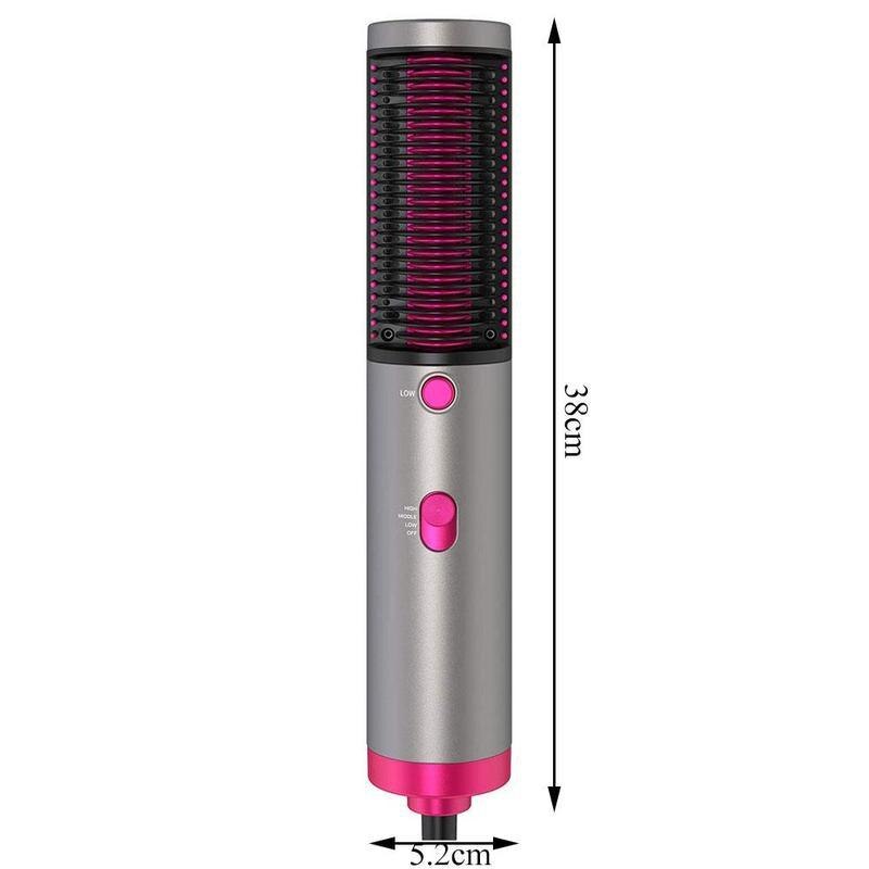 Air Comb Straightener 3 In 1 -air Brush Hair Salon Straightener Fast Hair Dryer Hair Comb Hairdryer Hairstyling Tools: EU