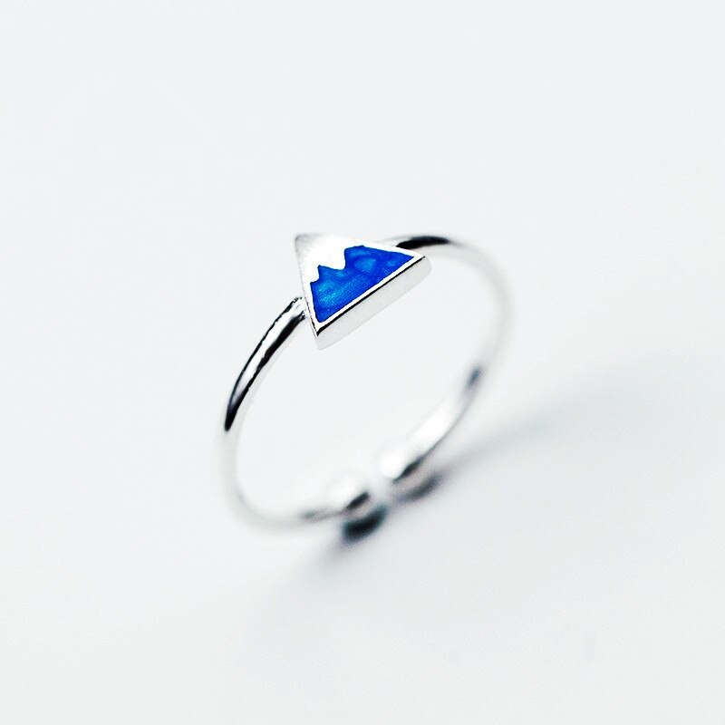 Zomer Strand Open Driehoek Ringen Voor Vrouwen Meisjes Verstelbare Finger Ring Charm Sieraden