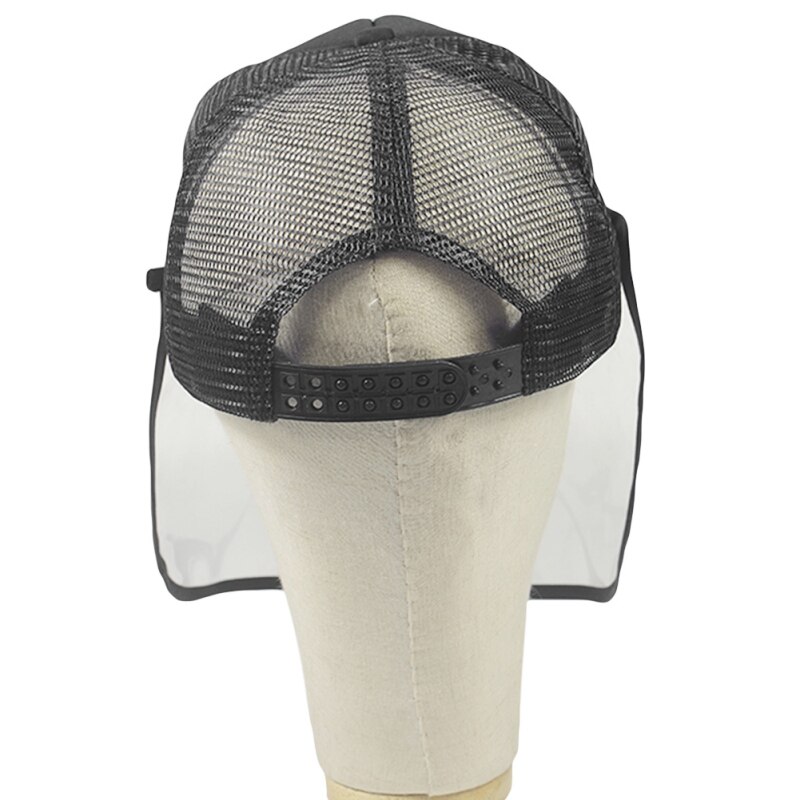 Adult Transparent Protective Cap Detachable Outdoor Anti-droplets Cap Multifunctional Outdoor Baseball Cap Hiking Hat Fishing