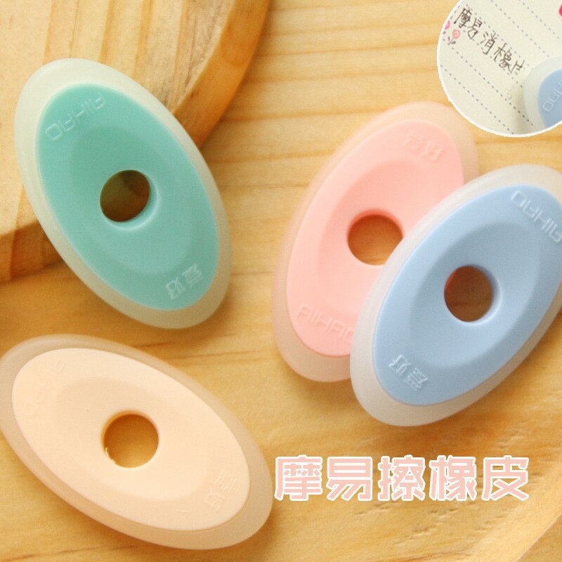 4pc/lot Students Office Korea Stationery Aihao Eraserable Friction Easy Pen Eraser Special Friction Mosuca GelPen Clean