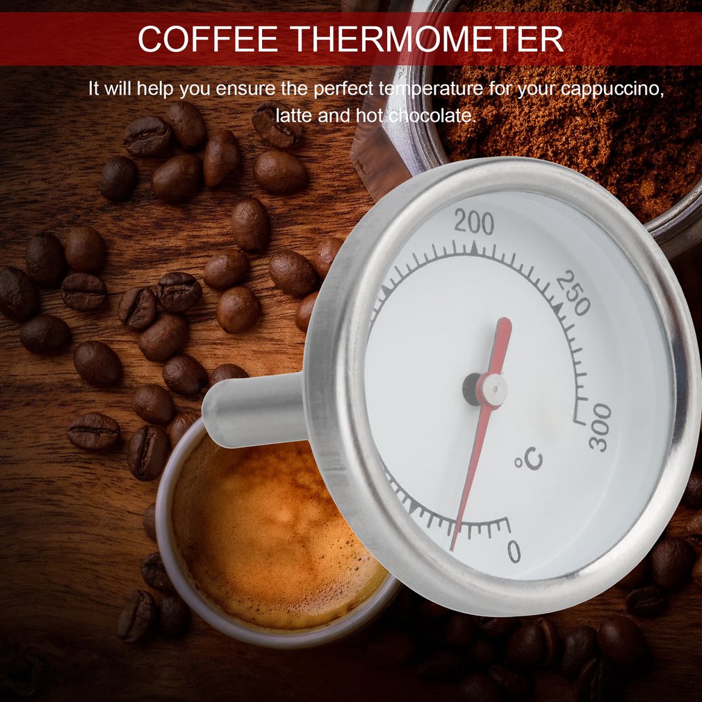 Øjeblikkelig læse håndværk rustfrit stål køkken mad madlavning kaffe mælk skummende termometer praktisk køkken termometer