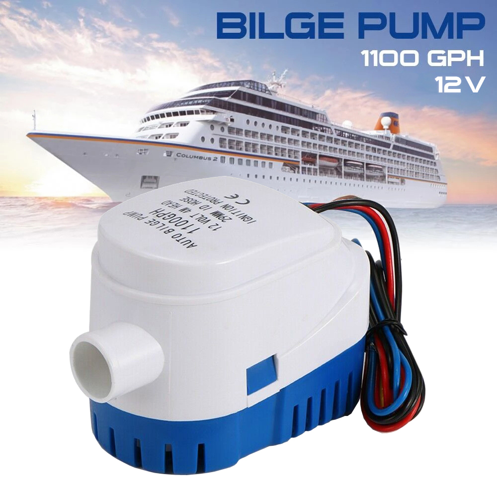 12V Bilgenpumpe 1100GPH Automatische Boot Marine Wasserpumpe Tauch Yacht Boot Motor Wasserflugzeug Hausboot Pumpe