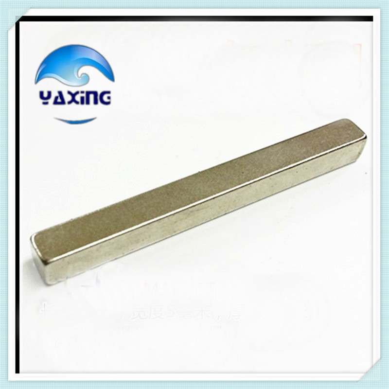 10pcs Neodymium-magneet 50x5x5 Sterke Rare Earth Blok vierkante Neodymium Magneten 50x5x 5mm Permanete 50*5*5