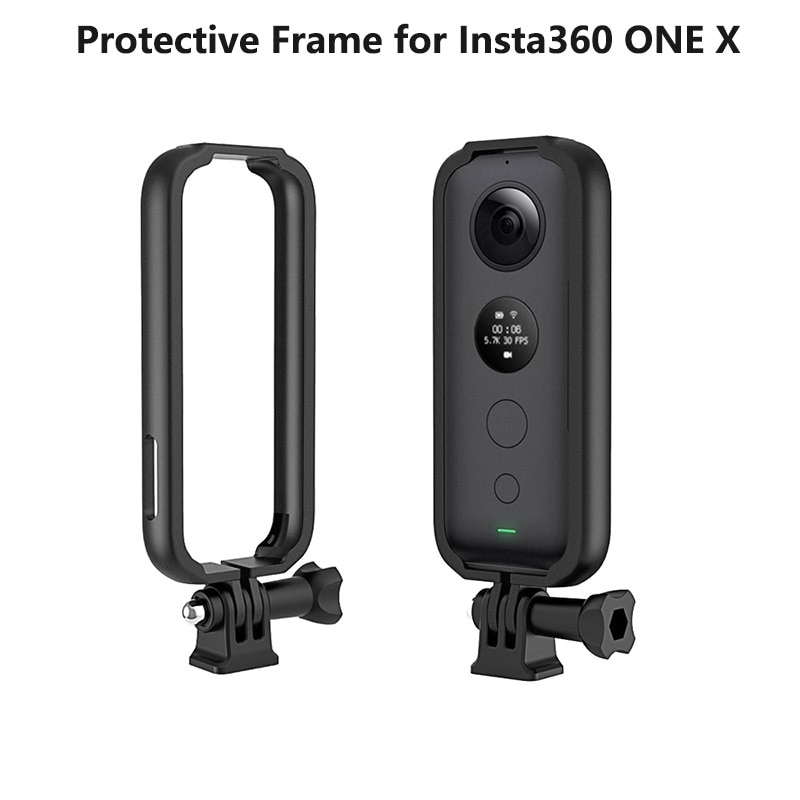 ABS Schutz Rahmen für Insta360 eins X Kamera Schutz Gehäbenutzen Hülse fallen & Adapter montieren & Schraube