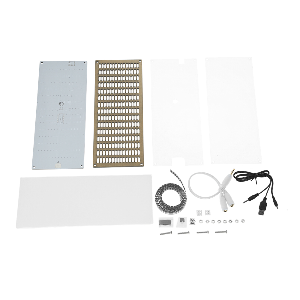 DIY LED Digitale Musik Spektrum Anzeige Bausatz Modul DIY berühren groß Größe 225 Segment Equalizer Musik Klang Wellen Bausatz