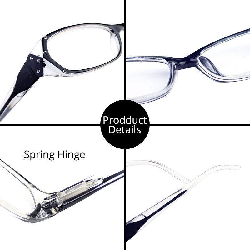 Rhinestone Reading Glasses Women Gafas de Lectura Eyeglass Spectacles Frames +50 +75 100 125 150 175 200 250 300 350 400