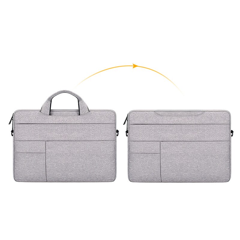 Men's Women's Briefcase Laptop Bag Seismic Waterproof Shoulder Crossbody Office Travel Business Cell Phone IPad Storage Pouch