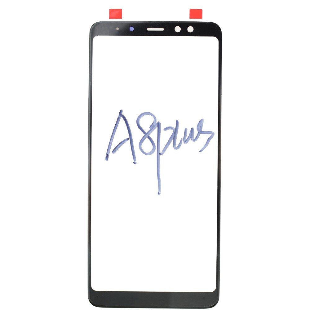 Black Front Screen Glass Lens Replacement For Samsung Galaxy S10E A8 J4 J6 Plus A7 A9 A9S Touch Screen Outer Glass Repair