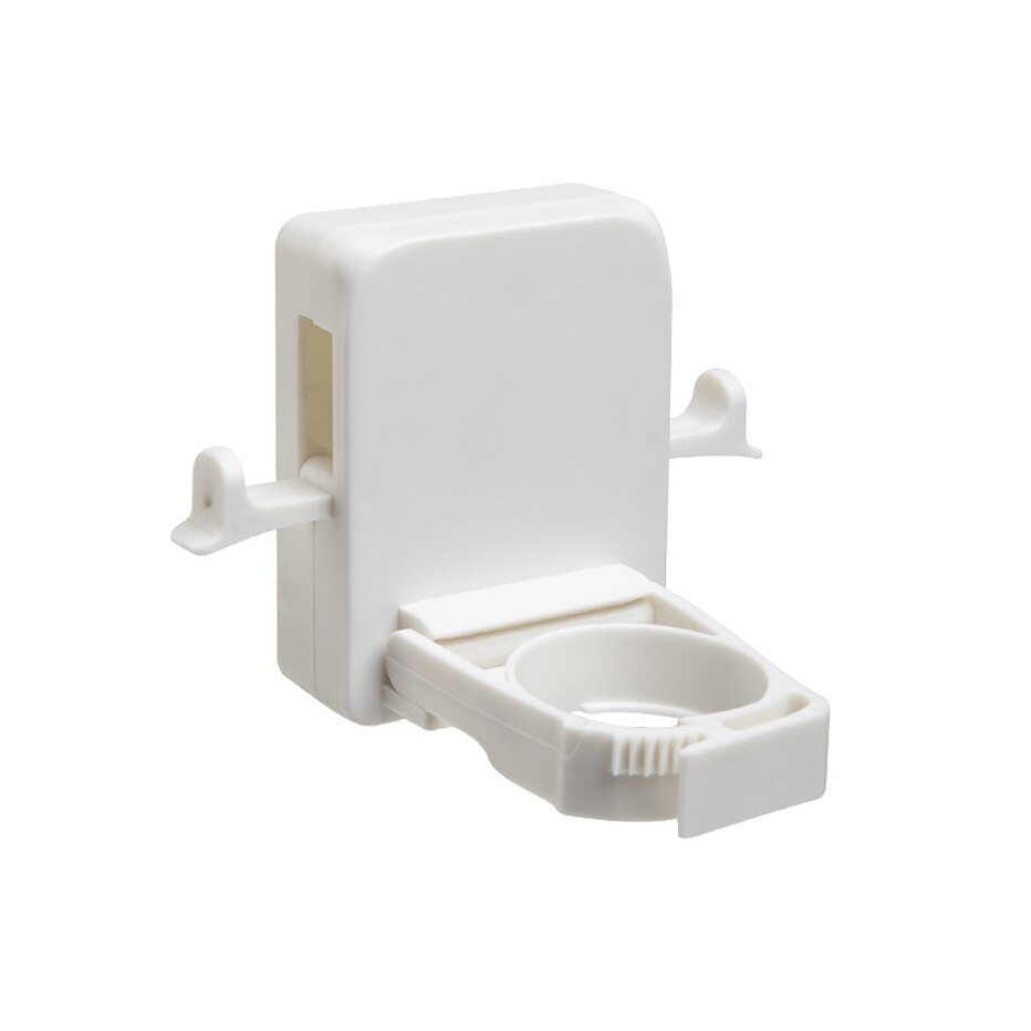Maat Verstelbaar Fles Hanger Wandmontage Badkamer Hand Zeep Douche Gel Body Lotion Dispenser Fles Houder: white