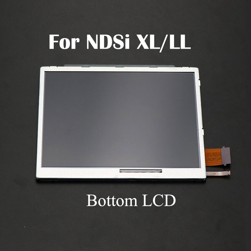 YuXi Top Upper & Bottom Lower LCD Display Screen Replacement for Nintendo DS Lite For DSL For NDSL For 3DS 3DS XL LL: For NDSi XL Bottom