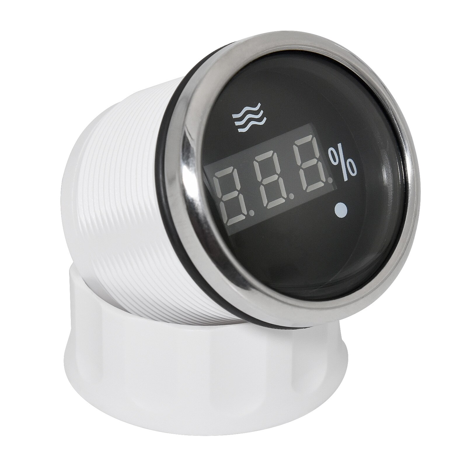 52mm Water Level Gauge With Red Backlight Warning Light Digital Water Level meter Fit Marine Water Level Sensor 12V/24V 190ohm