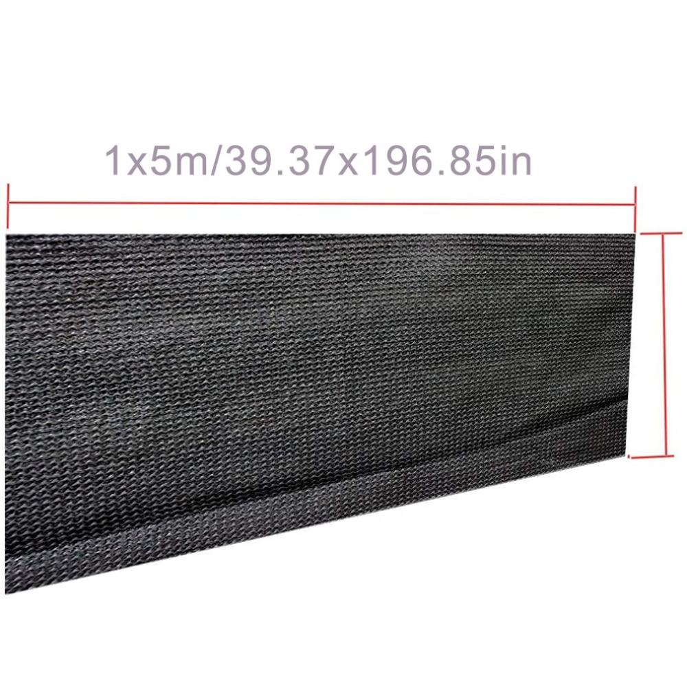 Balcony Wind Shield UV Protection Shade Cloth Privacy Screen Cover Netting Terrace Canopy Sail Beautiful Sun Shade Nets: black