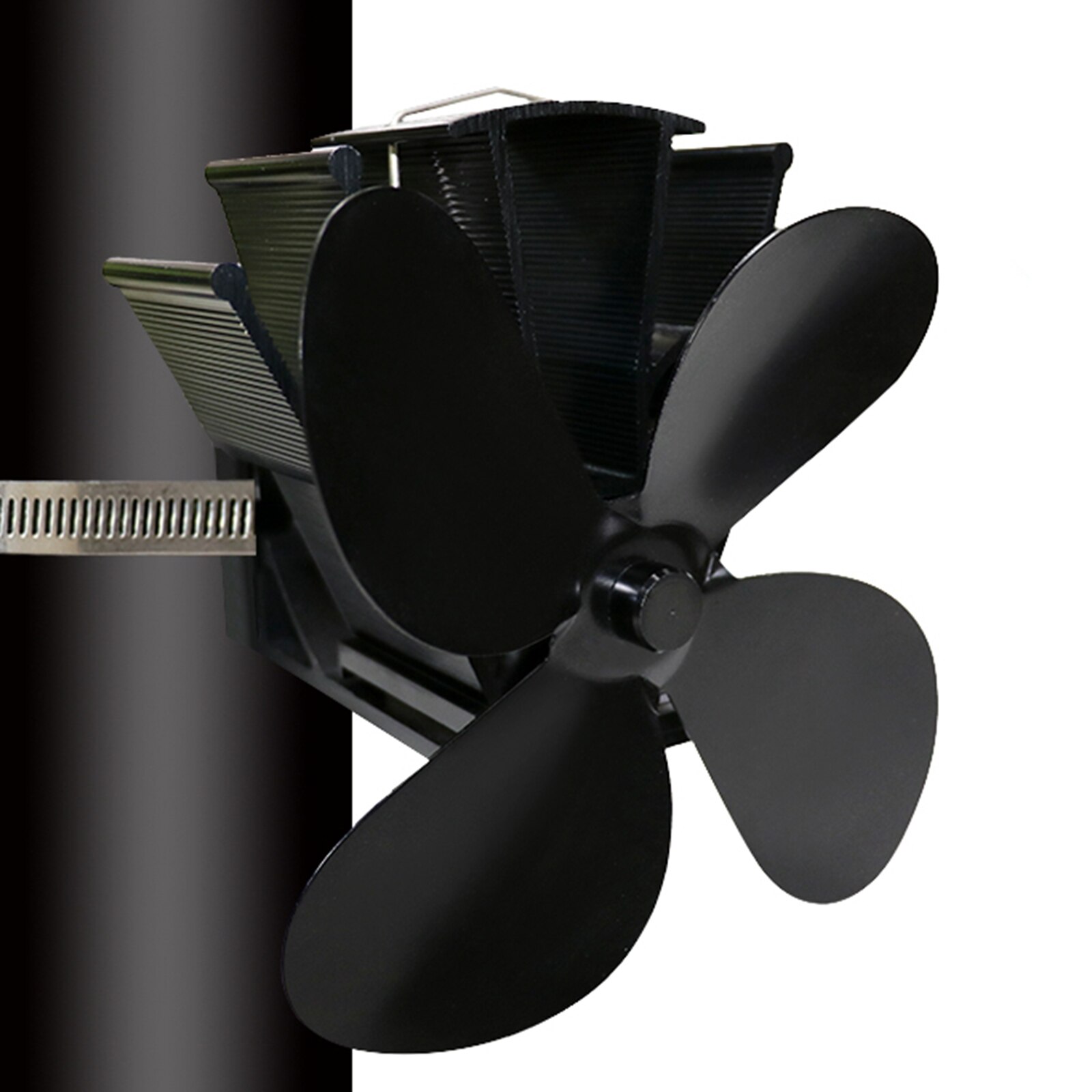 Heat Powered Stove Fan Fireplace Fan Home Efficient Heat Distribution