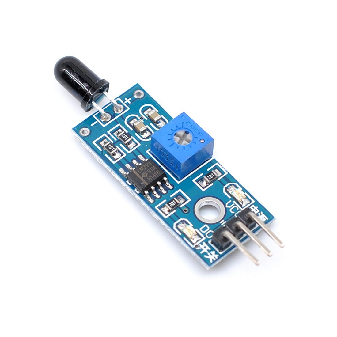 100 Stuks Thermistor Temperatuursensor Module Thermische Sensor Module Thermische Sensoren Doen De Digitale Uitgang/Temperatuurregeling