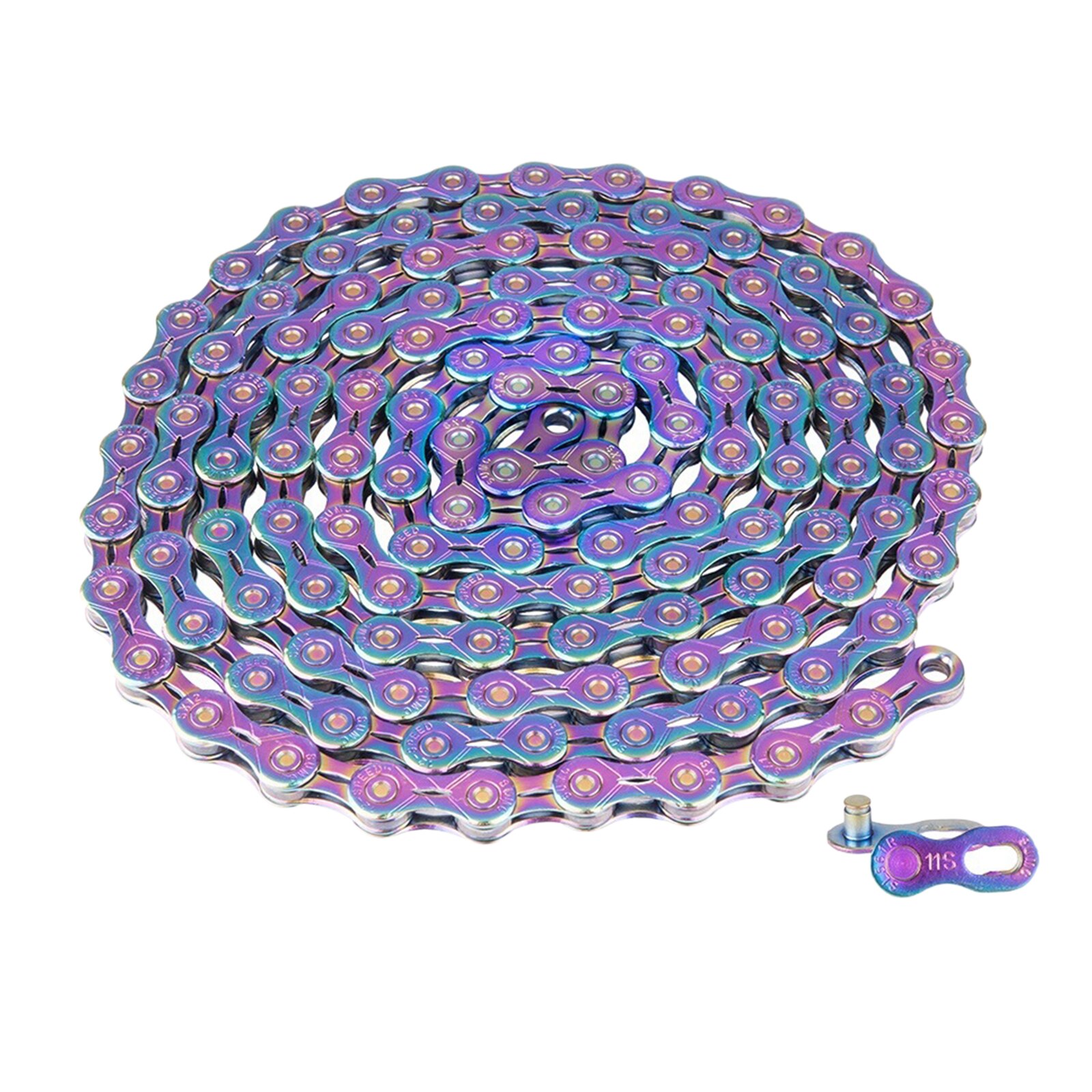 Bike Chain Universal Folding Bicycle 1/2''x11/128'' Chains Fits Shimano