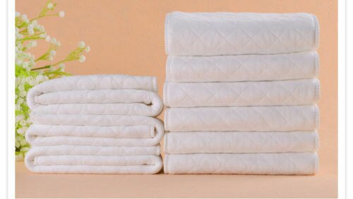 10 Pcs 3 Lagen Katoen Herbruikbare Baby Moderne Doek Luier Luier Liners Insert