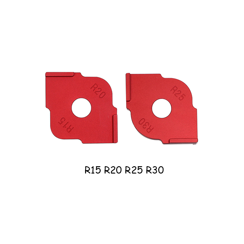 Wood Panel Radius R Plate Quick-Jig Router Table Bit Corner Jig Trimming Machine Engraving Machine Round Corner Template R5-R30: R15R20-R25R30