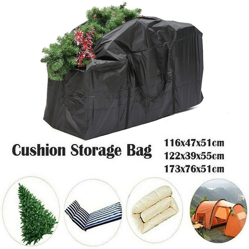 3 size Large Capacity Outdoor Garden Furniture Storage Bag Cushions Seat Protective Cover Waterproof Storage Bags