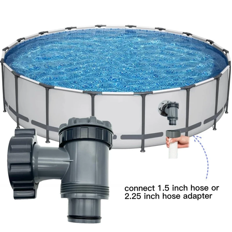 Einlass Auslass Sieb Befestigung Schwimmbad Filter Ersatzteile P6H1317 / P6 für Bestway Hnemix Coleman INTEX Pools