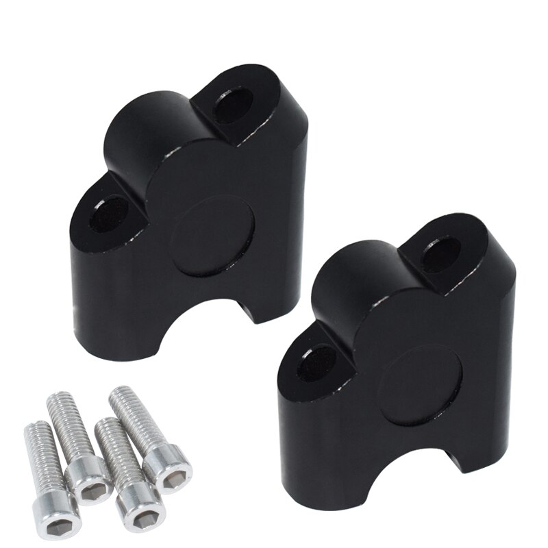 CNC Motorcycle Handle Bar Adapter Mount Bracket Clamp Taper Universal Handle Bar Riser For 7/8" 22mm fat handleBars Clamp