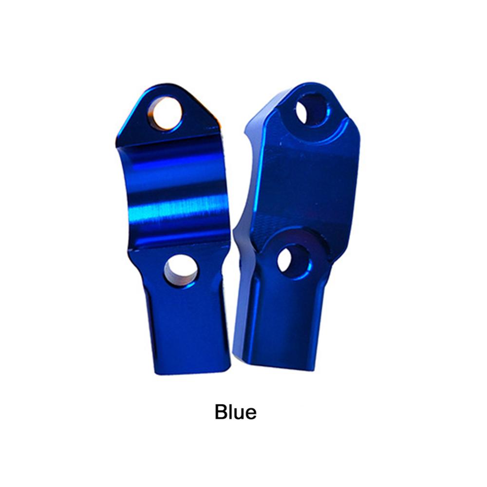 1Pc 10Mm Motorcycle Handle Bar Mirror Mount Houder Bracket Mount Adapter Klem Aluminium Stuur: BU