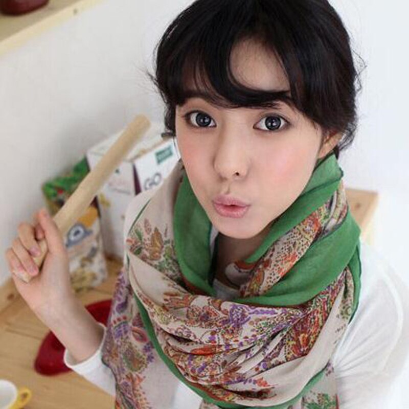 Casual Zachte 170*80 cm Vrouwen Gedrukt Voile Sjaal Strand Lange Sjaal Wrap Grote Sjaal Sjaals Vrouwen Accessoires vrouwelijke