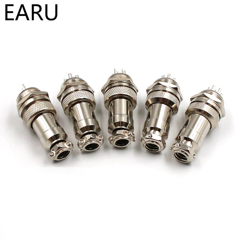 1Set GX20 Aviation Connector Plug Socket Circular Connector 2 3 4 5 6 7 8 9 10 12 13 14 15 Pin M19 19mm Cable Wire Male Female