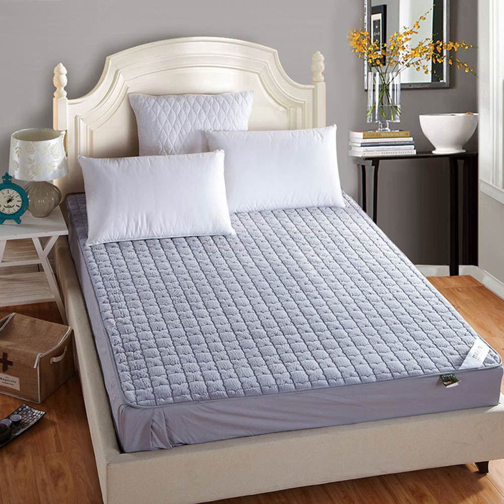 Svetanya Fleece Matrasbeschermer/Cover Hoeslaken: gray 2016638 / 180x200x32cm