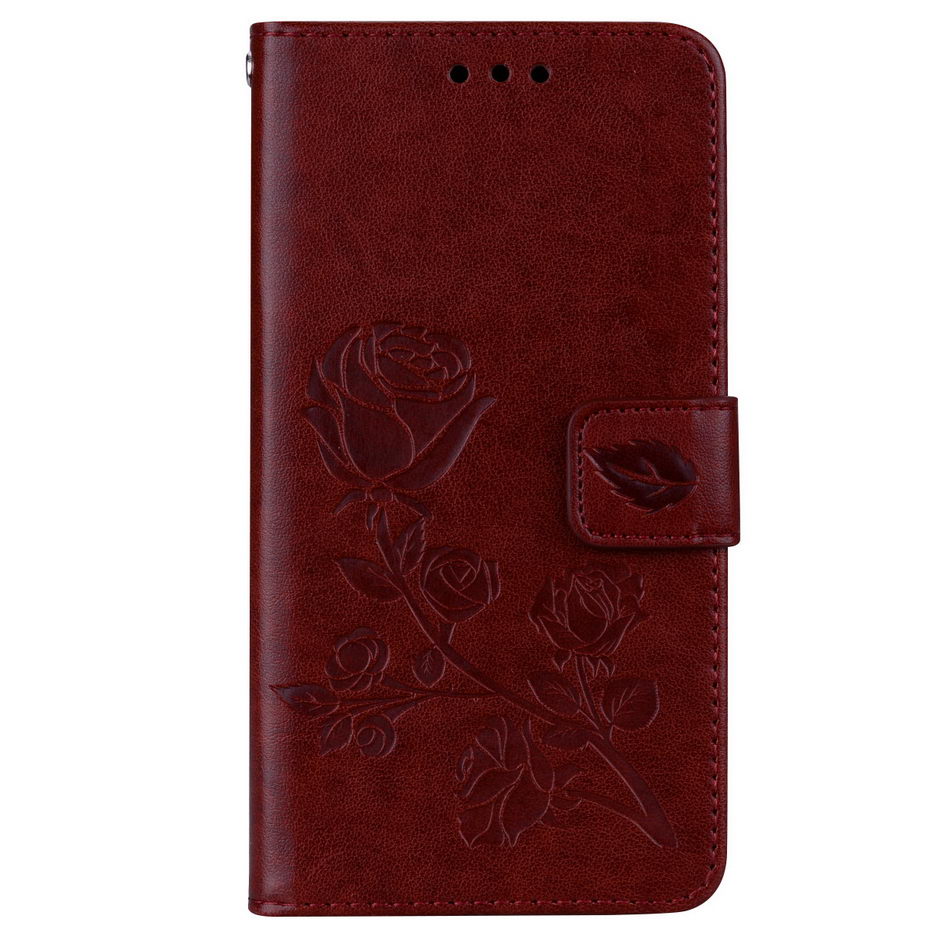 Cases For Xiaomi Redmi A4 Case Redmi 4A 4 A Luxury Leather Wallet Flip Cover Case for Xiaomi Redmi 4A fitted cases mobile parts: Brown