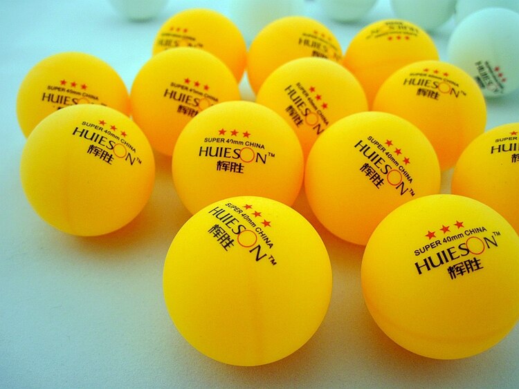 30 50 100 stk 3- stjerne 40mm 2.9g bordtennisbolde pingpongbold hvid orange pingpongbold amatør avanceret træningsbold