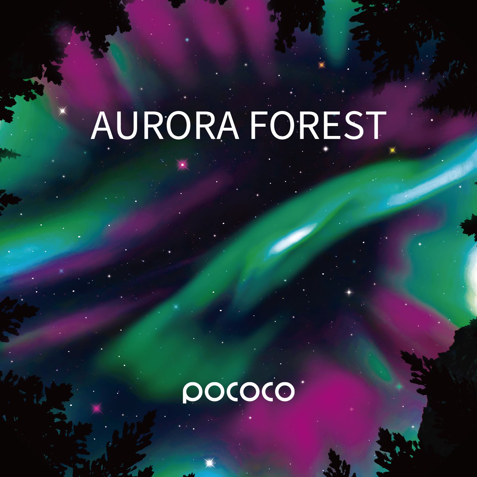 POCOCO Galaxy Projektori Levyt - 6 kpl - Aurora & Syvä Meri - 5k Ultra HD