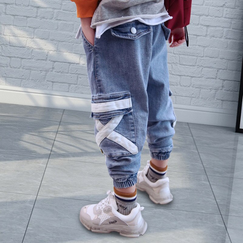 Pantaloni da jogging cargo per bambini ragazzi Pantaloni da jogging