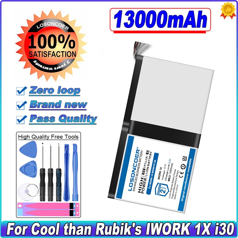 13000Mah Tablet Batterij Voor Cube Iwork 1X IWORK1X I30 Batterijen