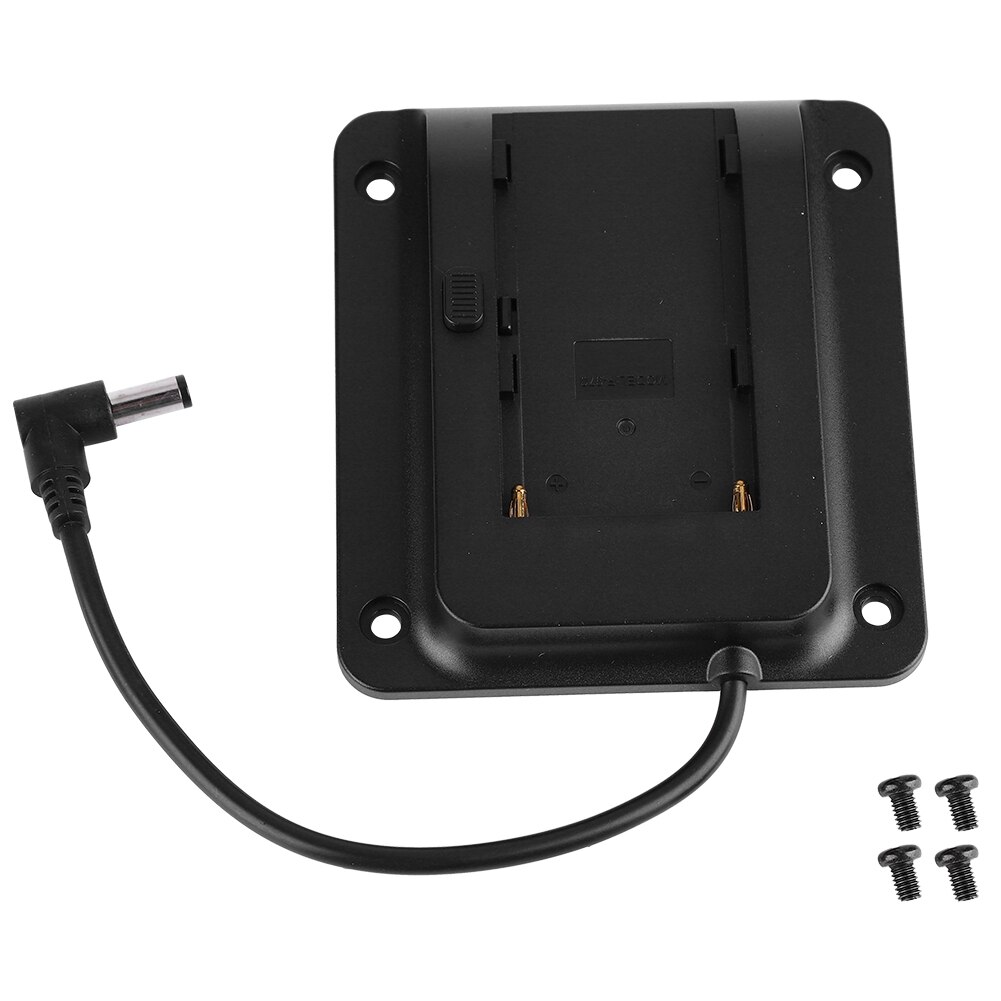 til vesa batteri kamera adapter tallerken til sony np -f970 f550 f770 f970 f960 f750 batterier lader tilbehør plast og metall