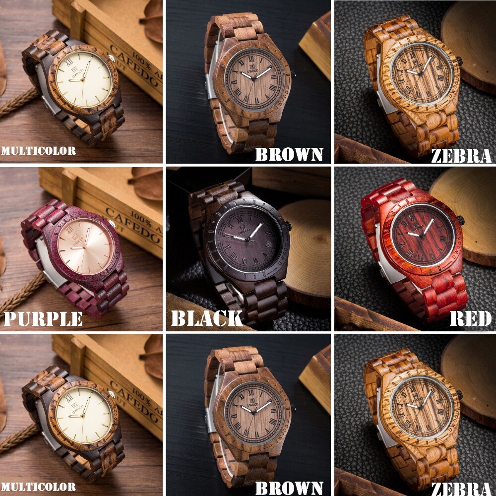 casual horloge natuurlijke zeldzame houten horloge met mannen temperament horloge natuur charm horloge