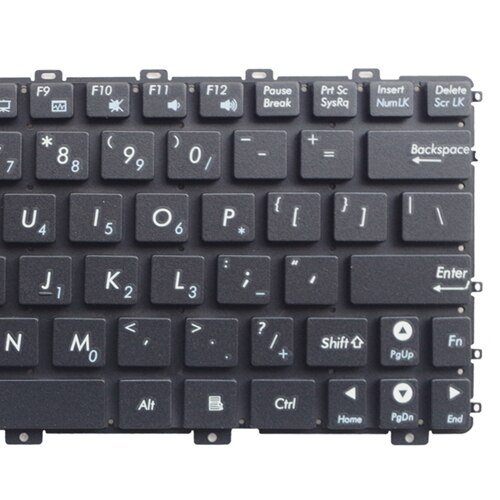 GZEELE US laptop keyboard For Asus Eee PC EPC 1015 1015PN 1015PW 1015BX 1015PX 1015PD 1015TX 1015CX 1011PX 1011CH NO frame: Black