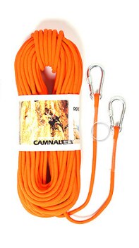 Camnal 12mm udendørs klatring sikkerhed reb klatring reb livreddende reb flydende reb ekstra 10 meter /730g: Orange