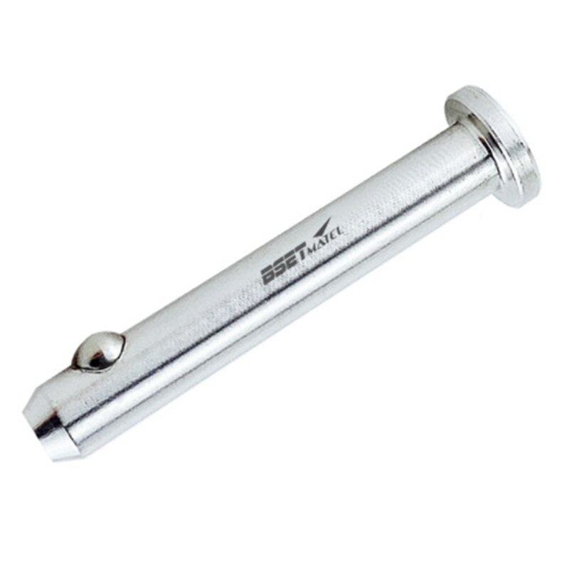 BSET MATEL 2PCS 5mm Positioning Pin Steel Dowel Pin Flat Head Cylindrical Pins for Farm Lawn Garden Ball Pin Retainer