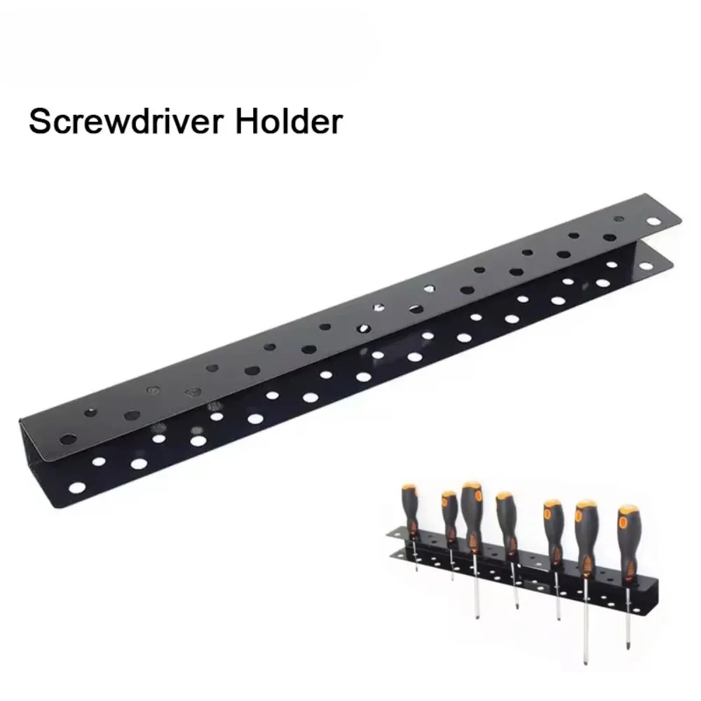 Estante de almacenamiento de herramientas de Hardware, alicates de destornillador simples, soporte organizador, estante para martillo, montaje en pared, soporte de herramientas manuales de gran capacidad