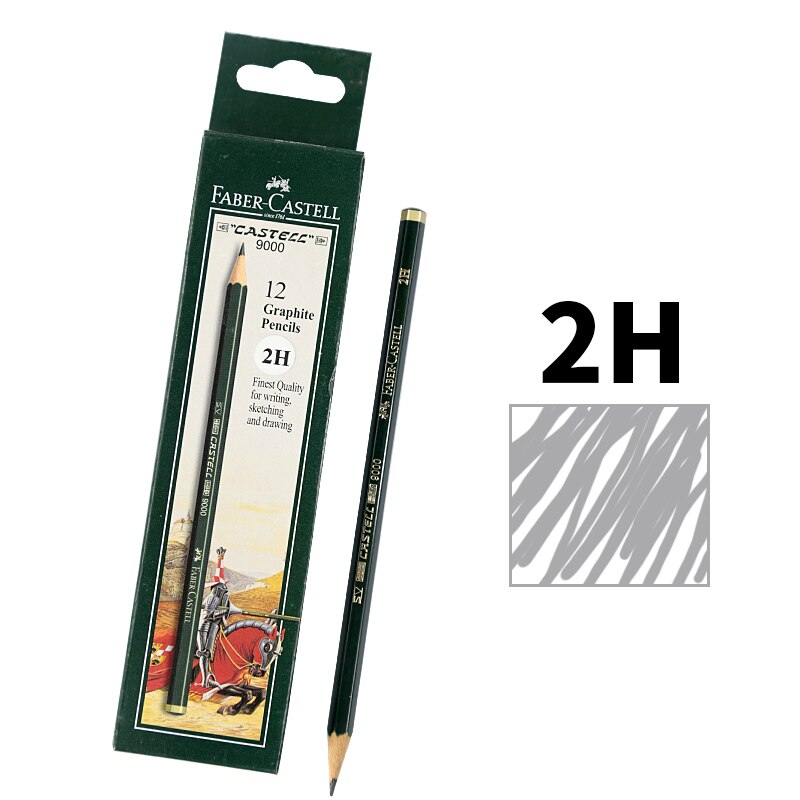 12/16Pcs Wood Sketch Pencil 6H-8B Art Graphite Pencils for Writing Charcoal Pencil Artists Drawing Set: 12 pieces 2H