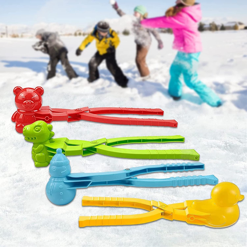 Snow Toys Kit Snowball Maker Tool Snow Toys Kids Outdoor Winter Activities Toys for Snow Ball Fights for Kids and Adults